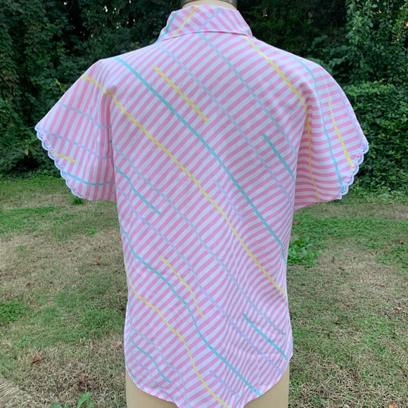 Vintage 80s/90s Dolly Button-Up - Picture 5 of 7